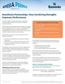 Anesthesia Partnerships FINAL Sept2014   COVER