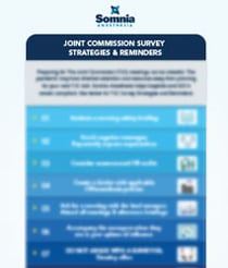 Joint Commission Survey Strategies and Reminders Infographic