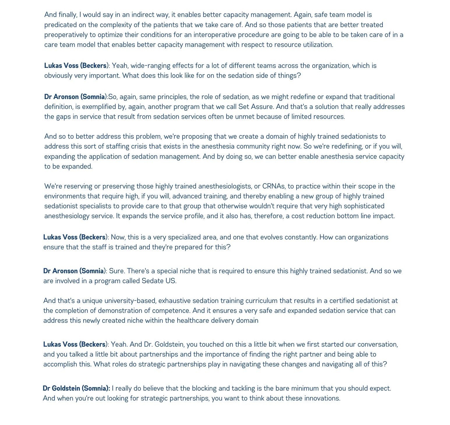 3 Somnia Beckers HealthcareInnovative Approaches to the Practice of Anesthesia33